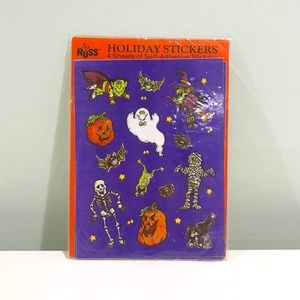 Vintage Russ Spooky Halloween Holiday Stickers